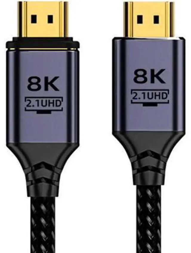 Main image of FOR Connector 8K HDTV 2.1 Type-A Male to Straight Male Video Cable for Laptop HDTV