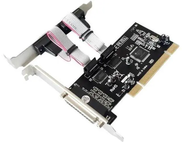 Main image of FOR PCI To 2S1P Serial Parallel adapter card PCI To 2 Ports RS232 COM DB9 DB25 port Converter Card MCS9865 Chipset