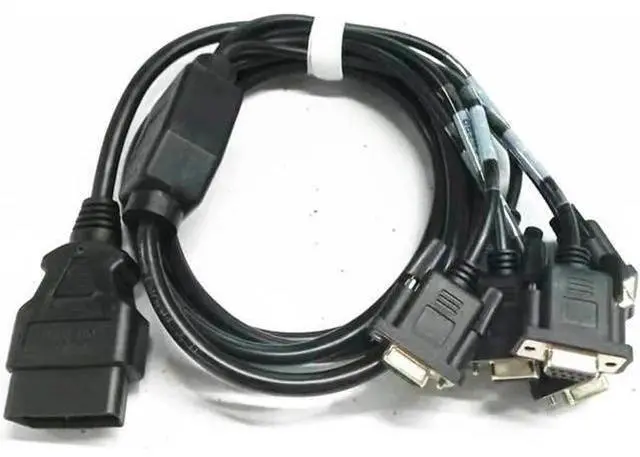 Main image of Car OBD male to 6 DB9 female interfaces Serial RS232 diagnostic tool gateway connection cable(1.9m)(OBD2 TO 6 DB9 1PCS)