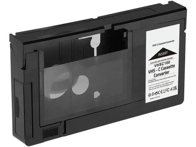 Alt view image 2 of 2 - FOR VHS-C Cassette Adapter for VHS-C SVHS Camcorders RCA Motorized VHS Cassette Adapter Not for 8mm/MiniDV/Hi8