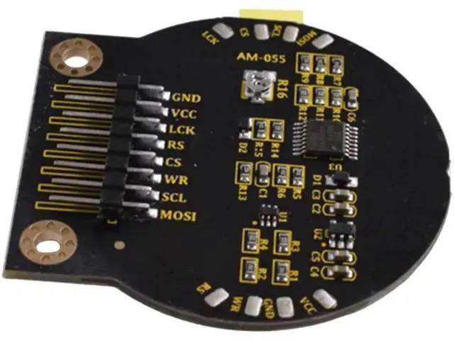 Alt view image 2 of 3 - FOR 2.2 Inch Tft Color Lcd Color Display 128x128 Dot-Matrix Screen Round TFT Multifunction LCD Display Module