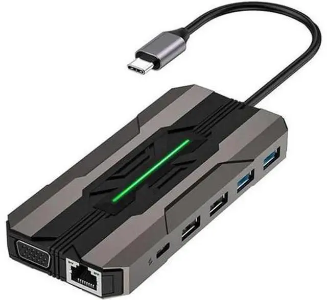 Main image of FOR 13-IN-1 USB C Hub ing Stations SD Card Reader 1000M RJ45 -Compatible HDTV VGA USB Hub 3.0 Adapter For PC Laptop Durable