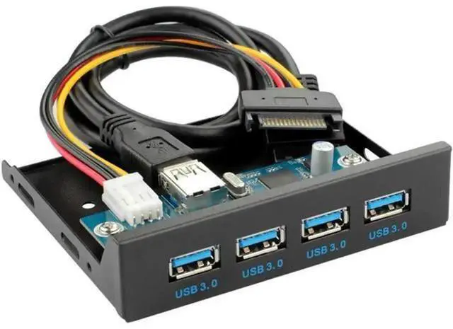 Main image of FOR USB 3.0 HUB 4 Ports Front Panel to Motherboard 20Pin Connector Cable for 3.5 Floppy Bay