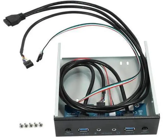 Main image of Usb 3.0 2 Port Optical Drive Front Panel Expansion Adapter Usb 3.0 Hub +Hd Audio+Power Switch Button