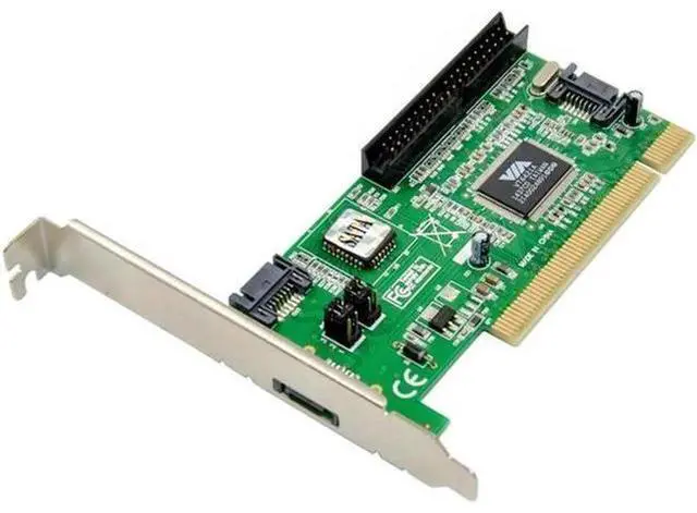 Main image of PCI to 2 Port SATA + PATA RAID+Esata Controller card VIA VT6421A Chipset