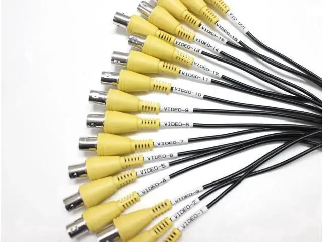 Alt view image 4 of 5 - DVI Male to BNC Female Breakout Cable DVI 24+5 to 16 BNC VIDEO+1 BNC VID OUT line For Geovision GV-1480A DVR CCTV Card