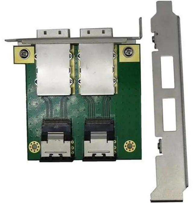 Main image of FOR 2 Ports Dual Mini SAS SAS26P Sff-8088 TO Sas36p Sff-8087 Adapter IN PCI Bracke PCI Bracket Converter