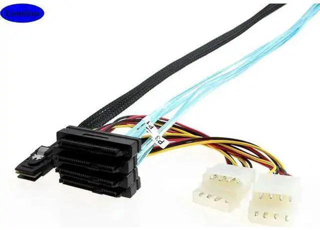 Main image of FOR MINI SAS SFF-8087 to 4 Ports MINI SAS SFF-8482 server Adapter Cable with POWER