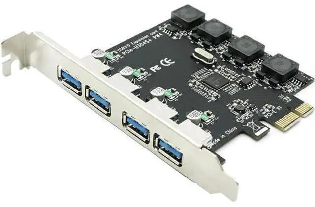 Main image of FOR Good ity PCI Express 4 USB 3.0 Card PCI-e to External 4-Port USB3.0 Convertor D720201 pcie No external Power Supply