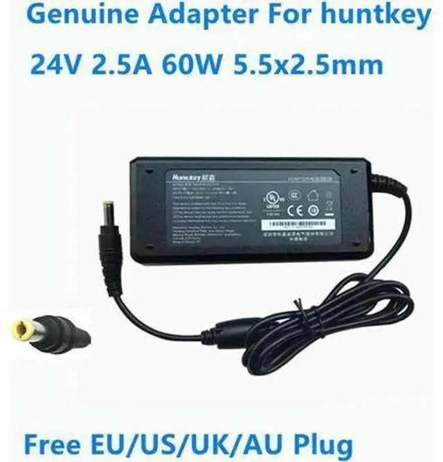 Main image of 24V 2.5A 60W 5.5x2.5mm HKA06024025-7F Power Supply AC Adapter For Monitor Charger - OEM