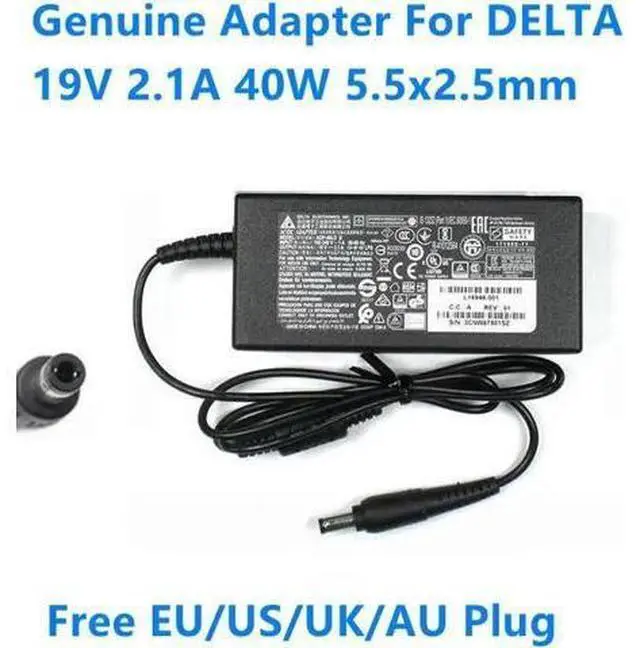 Main image of 19V 2.1A 40W 5.5x2.5mm Delta ADP-40LD B ADP-40LD D Power Supply AC Adapter For LED LCD Monitor Power Charger