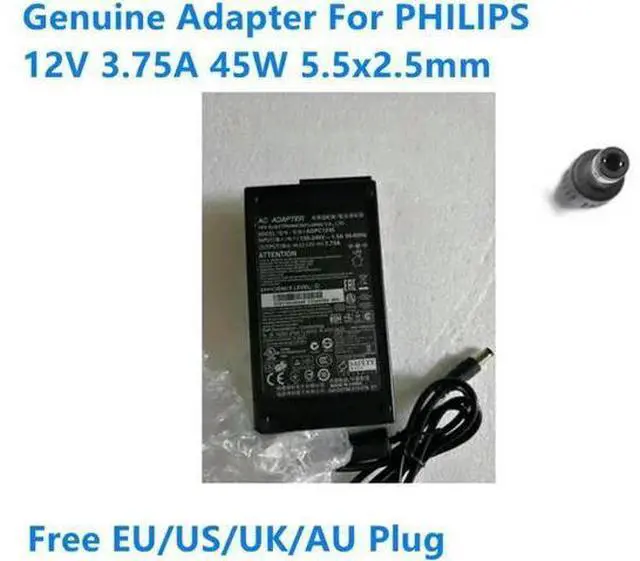 Main image of 12V 3.75A 45W ADPC1245 AC Adapter For 239C4Q 227E4QH 230LM00023 LED LCD Monitor Power Supply Charg