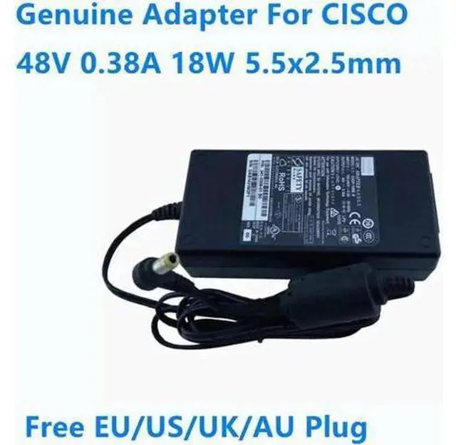 Main image of 48V 0.38A 380mA 18W 5.5x2.5mm EADP-18MB B 341-0306-01 B0 AC Adapter For AP Power Supply Charger - OEM