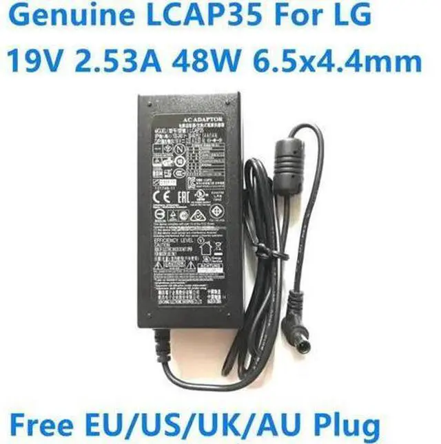 Main image of 19V 2.53A 48W LCAP35 DA-48F19 AC Adapter Charger For Monitor A4819_FDY E1945CW IPS224T LCAP21C Power Supply Charger