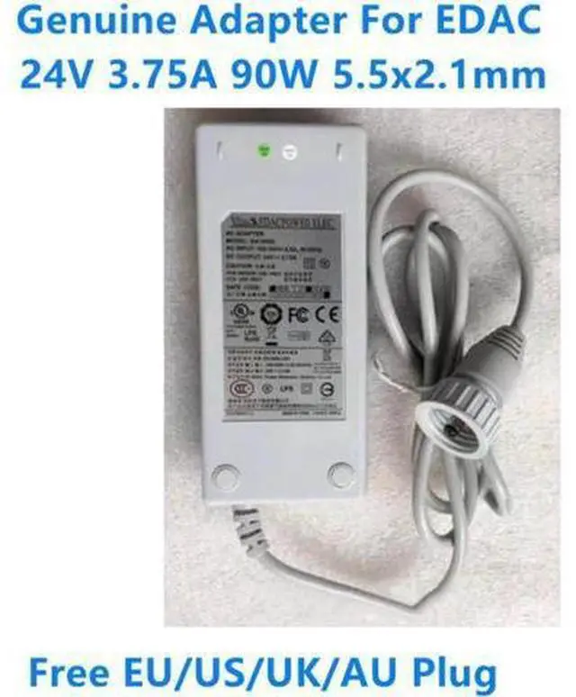 Main image of 24V 3.75A 90W EA10952 EA10952E EA10952-240 Power Supply AC Adapter For ECOVACS WINBOT WB10 W920 W950 880 WI EDAC Charger
