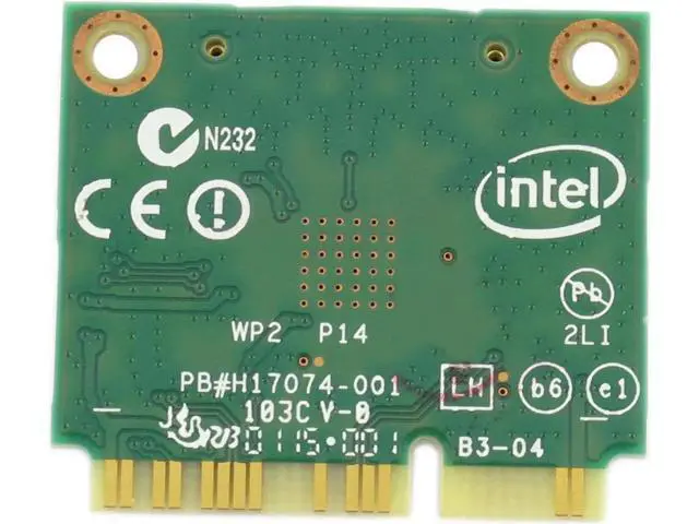Alt view image 3 of 5 - Dual Band Wireless-AC 7260HMW Mini PCI-E BT4.0 Card Intel For HP SPS 710661-001