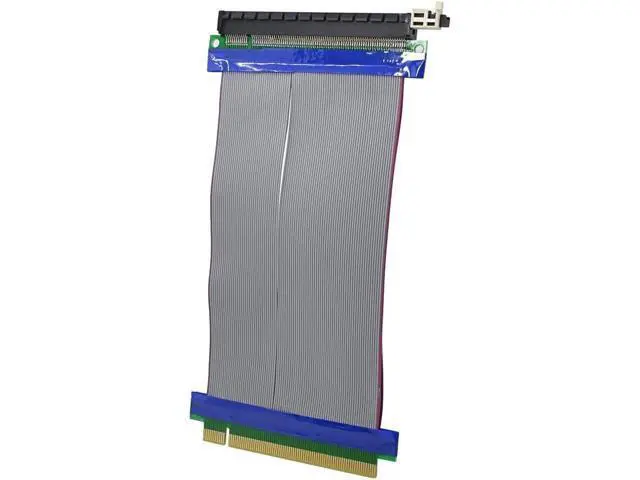 Alt view image 3 of 5 - 19CM PCI-E riser 16X to 16X Adapter Converter PCI Express Riser Card Extender Flexible Extension Ribbon Cable for Bitcoin Miner