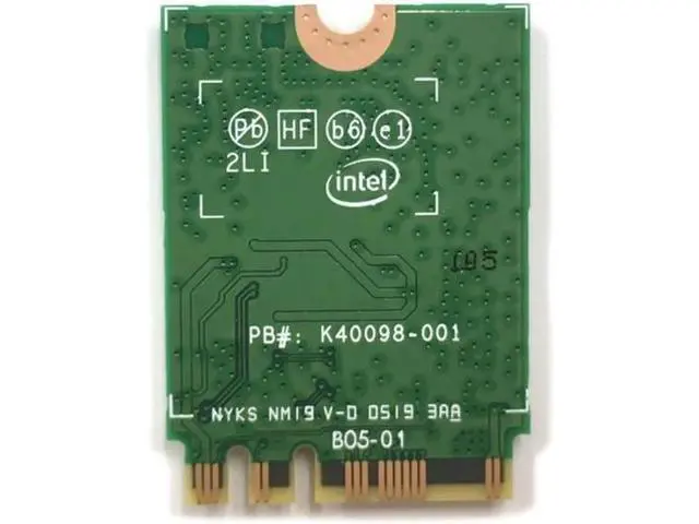 Alt view image 2 of 2 - Dual band 2.4Gbps Intel Wi-Fi 6 AX200NGW 802.11ax/ac MU-MIMO 2x2 Wifi AX200 NGFF M.2 Bluetooth 5.0 Network Wlan Card