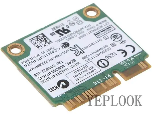 Alt view image 3 of 5 - 2230 2230BNHMW 300Mbps Wi-Fi+BT 4.0 Wireless-N Wi-Fi Adapter Half Mini PCI-e Wireless Wifi Wlan Card Network card