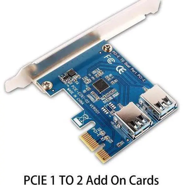Alt view image 6 of 7 - PCIE 1 TO 4 PCI Express 1X Slots PCI-E X1 To PCI-E X16 Graphic Card Slot Riser Card Mini ITX To External 4 PCI-E Slot Adapter PCIe Port Multiplier Card For BTC LTC