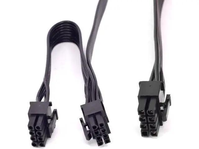Alt view image 2 of 3 - GIGABYTE GPU Power Cable PCIe 8Pin to Dual 8Pin(6+2) for GIGABYTE Full Modular B700H B750H B850H P700H P750H P850H G700H G750H G850H P700GM P750GM P850GM P1000GM