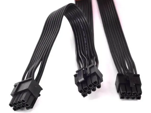 Alt view image 3 of 3 - GIGABYTE GPU Power Cable PCIe 8Pin to Dual 8Pin(6+2) for GIGABYTE Full Modular B700H B750H B850H P700H P750H P850H G700H G750H G850H P700GM P750GM P850GM P1000GM