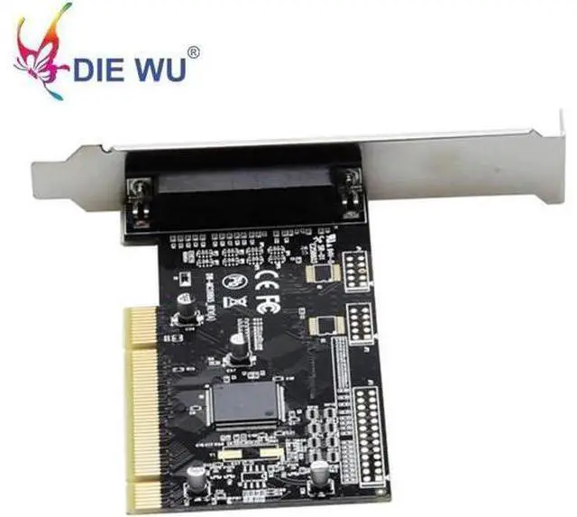 Alt view image 2 of 4 - PCI LPT Printer Card PCI to DB25 Parallel Port Controller Card Printer Converter Card for ASIX 9865 TXB084