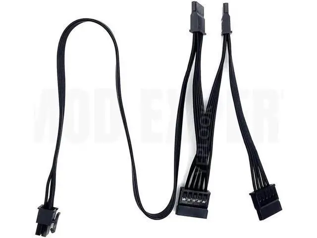 Alt view image 2 of 6 - Original Seasonic 6Pin To 4 Port Male SATA Modular Power Cables for Seasonic FOCUS PLUS 1000W 850W 750W 650W 550W Platinum Power