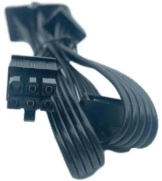 Alt view image 2 of 6 - Original Seasonic 6Pin to 4 SATA Angled HDD SSD Power Cable for Seasonic CORE GM-650, GM-550, GM-500 Semi Modular Power Supply