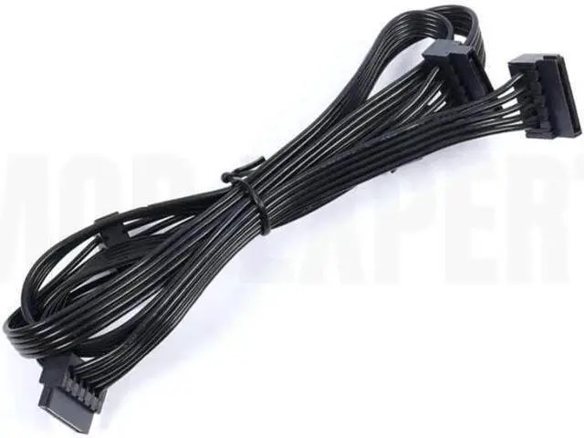 Alt view image 6 of 6 - Original Seasonic 6Pin to 4 SATA Angled HDD SSD Power Cable for Seasonic CORE GM-650, GM-550, GM-500 Semi Modular Power Supply