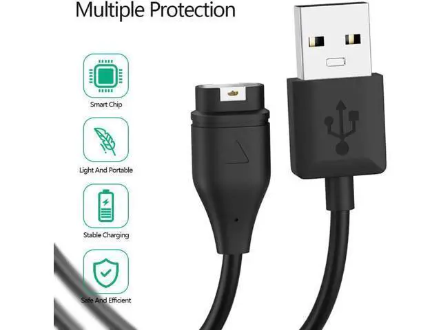 Alt view image 7 of 7 - Compatible for Garmin Watch Charger Cable (2 Pack)