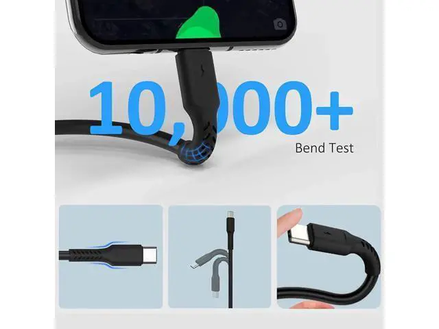 Alt view image 2 of 7 - 4 Inches USB C Cord Short 5 Pack Durable USB A to USB Type C Fast Charging Cable for Charging Stations Compatible with Galaxy Note 10 20 S10 S22 Ultra LG V30 V40