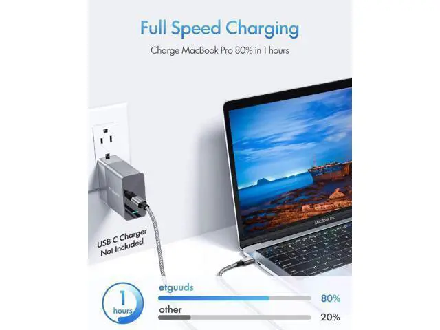 Alt view image 7 of 7 - USB C to USB C Cable 4ft 2-Pack 60W USBC to USBC Cord Type C to C Charger Cable Fast Charging for iPhone 16/15 Pro Max/Plus/Pro for MacBook Pro Air/iPad for Galaxy S24 S23