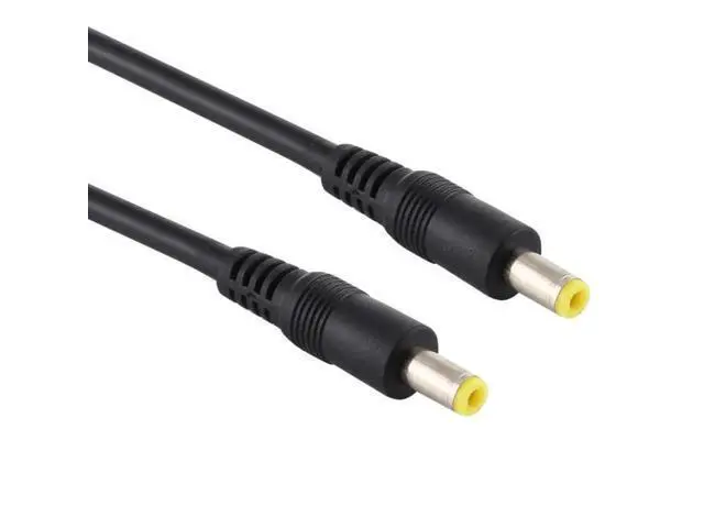 Alt view image 5 of 6 - DC Power Plug 5.5 x 2.5mm Male to Male Adapter Connector Cable, Cable Length:50cm 50cm (Black)