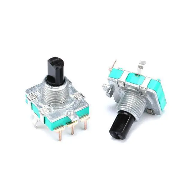 Alt view image 2 of 6 - 10Pcs EC16 360 Degree Rotary Encoder Code Switch Digital Potentiometer E16 Audio Encoder 360°Rotary Digital Encoder 3 Pins 15MM Shaft