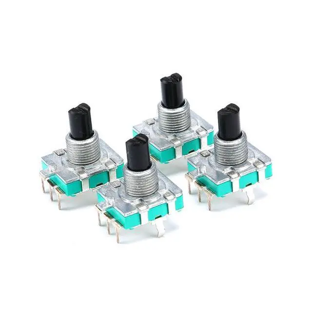 Alt view image 3 of 6 - 10Pcs EC16 360 Degree Rotary Encoder Code Switch Digital Potentiometer E16 Audio Encoder 360°Rotary Digital Encoder 3 Pins 15MM Shaft
