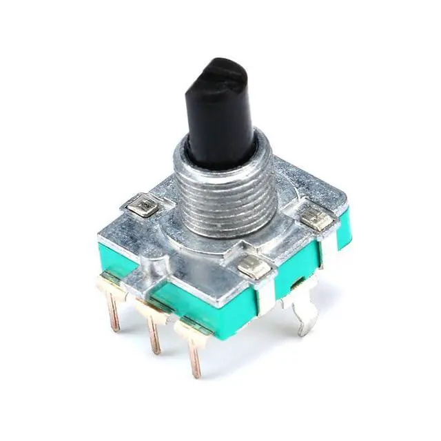 Alt view image 4 of 6 - 10Pcs EC16 360 Degree Rotary Encoder Code Switch Digital Potentiometer E16 Audio Encoder 360°Rotary Digital Encoder 3 Pins 15MM Shaft