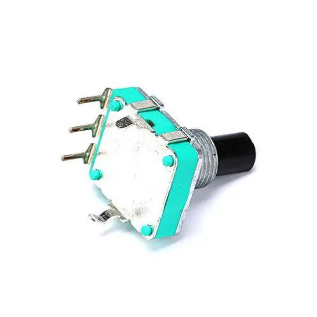 Alt view image 5 of 6 - 10Pcs EC16 360 Degree Rotary Encoder Code Switch Digital Potentiometer E16 Audio Encoder 360°Rotary Digital Encoder 3 Pins 15MM Shaft