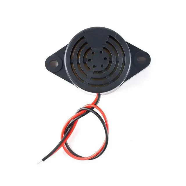Alt view image 6 of 6 - 10pcs SFM-27 Active Piezoelectric Buzzer DC3-24V High Volume Alarm Siren Black