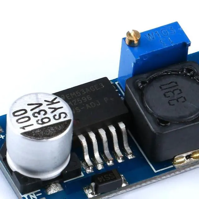 Alt view image 5 of 5 - 5Pcs LM2596HVS Adjustable DC-DC Buck Converter 4.5V-50V Input Module