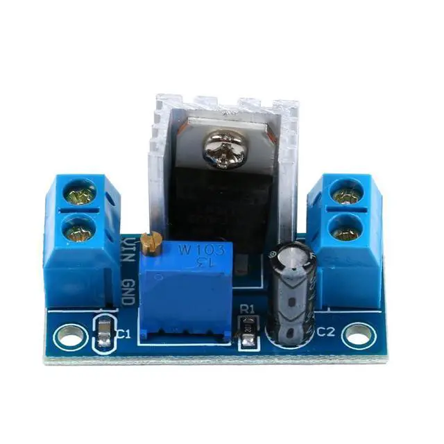 Alt view image 4 of 5 - 10Pcs LM317 Adjustable Power Supply Board DC-DC Buck Linear Regulator