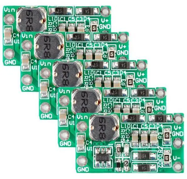Main image of 5Pcs DC-DC Boost Module, Single Supply to Positive Negative Dual ±9V Power