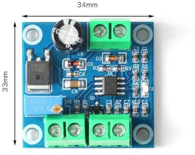 Alt view image 4 of 6 - 5Pcs Voltage to Frequency Module 0-10V to 0-10KHz Signal Converter Module Board Voltage to Frequency Pulse Signal Module