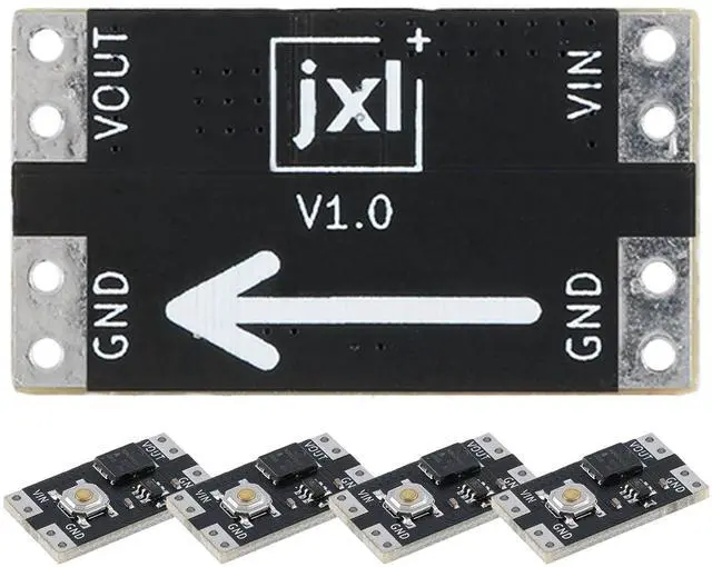 Main image of 5pcs XL-10AL Single-Key Switch Module, 10A Load, 300nA Low Power, One-Touch Bistable Switch