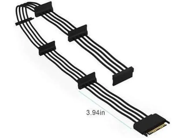 Alt view image 2 of 7 - 6 Port PCIe SATA 3.0 Expansion Card, 6Gbps PCIe SATA Controller with 6 SATA Cables + SATA Power Splitter Cable, Low Profile Bracket, Support Boot as System Disk