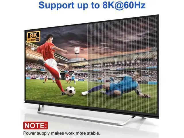 Alt view image 6 of 7 - Bi-Directional 8K USB C Switch, 2 Port USB-C KVM Switch Splitter 8K@60Hz 4K@120Hz, Support 100W Charging 10Gbps Data Video Transfer with 2 USB-C Cables for 2 Computers