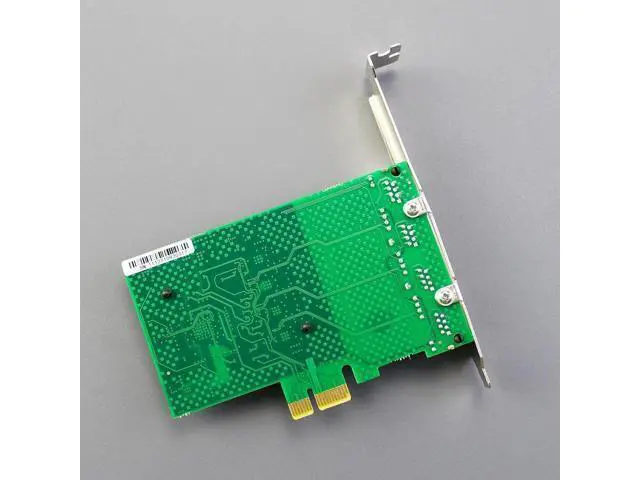 Alt view image 6 of 7 - 4-Port PCIe Gigabit Ethernet Card, PCIe X1 10/100/1000Mbps RJ45 LAN Controller Card, with Full & Low Profile Bracket for Desktop PC