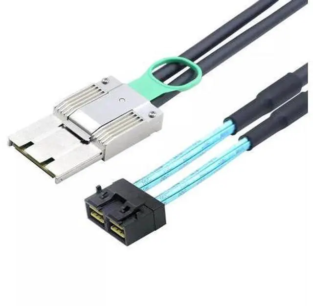 Main image of PCIe Mini SAS HD SFF-8088 68P I/O Male to 8 Ports SFF-8643 36P Male Adapter Cable 200CM