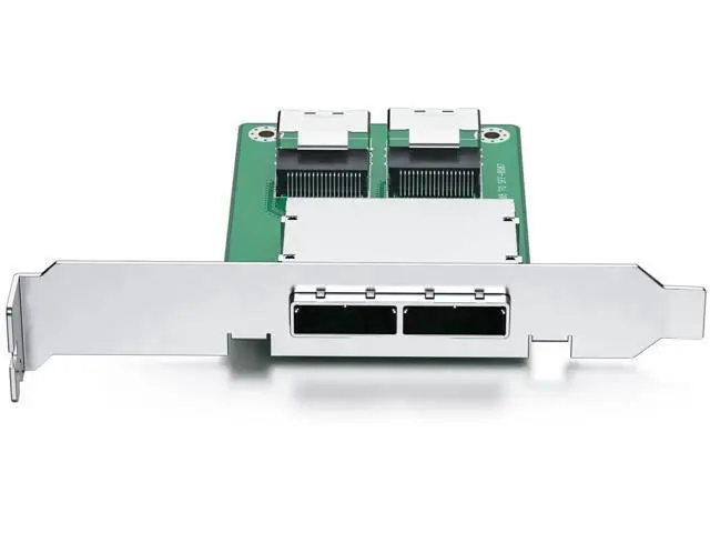 Alt view image 2 of 5 - Dual Mini SAS SFF-8088 to SFF-8087 Mini SAS Adapter with Low Profile & Full Height Bracket
