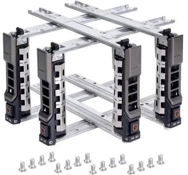 Main image of 2.5" SFF SAS SATA HDD SSD Drive Tray Caddy 4Pack, G176J Compatible for Dell PowerEdge R610 T610 R620 R710 T710 R720 R815 R820 Servers